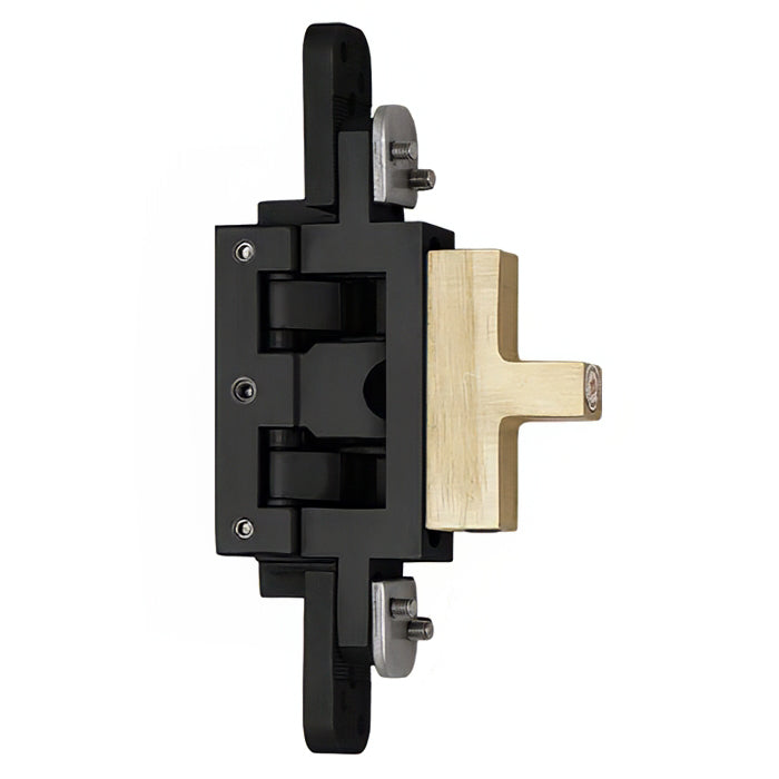 2D Concealed Glass Hinge - Hold Open Function, Stainless Steel - 2D Concealed Glass Hinge - Hold Open Function, Stainless Steel