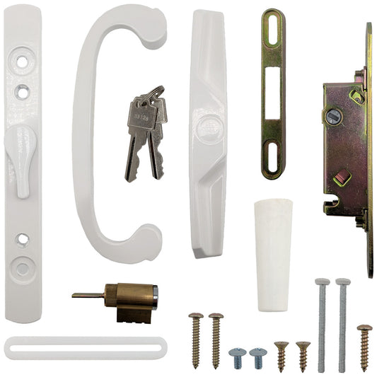 Patio Door Handle Keyed or Non Keyed With Off Center Thumb Turn