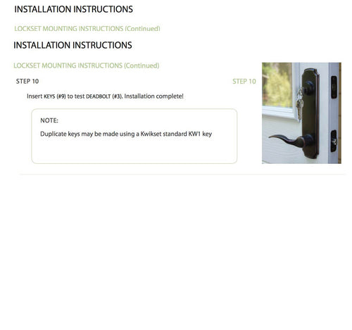 Signature Active Keyed Handleset with Deadbolt, 5-1/2