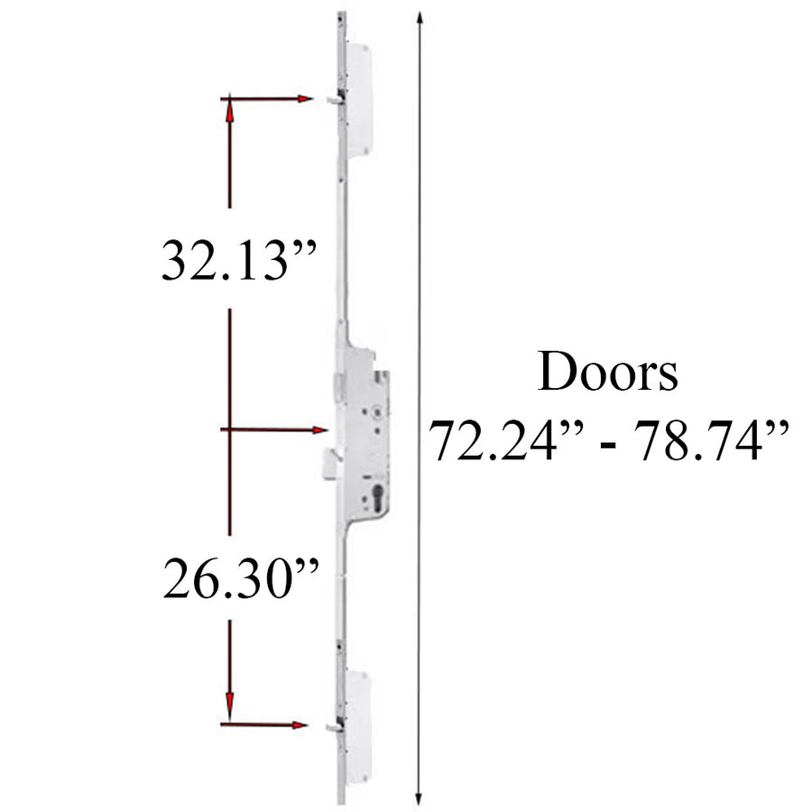 16mm Manual Top Extension, Roundbolt @ 32.13