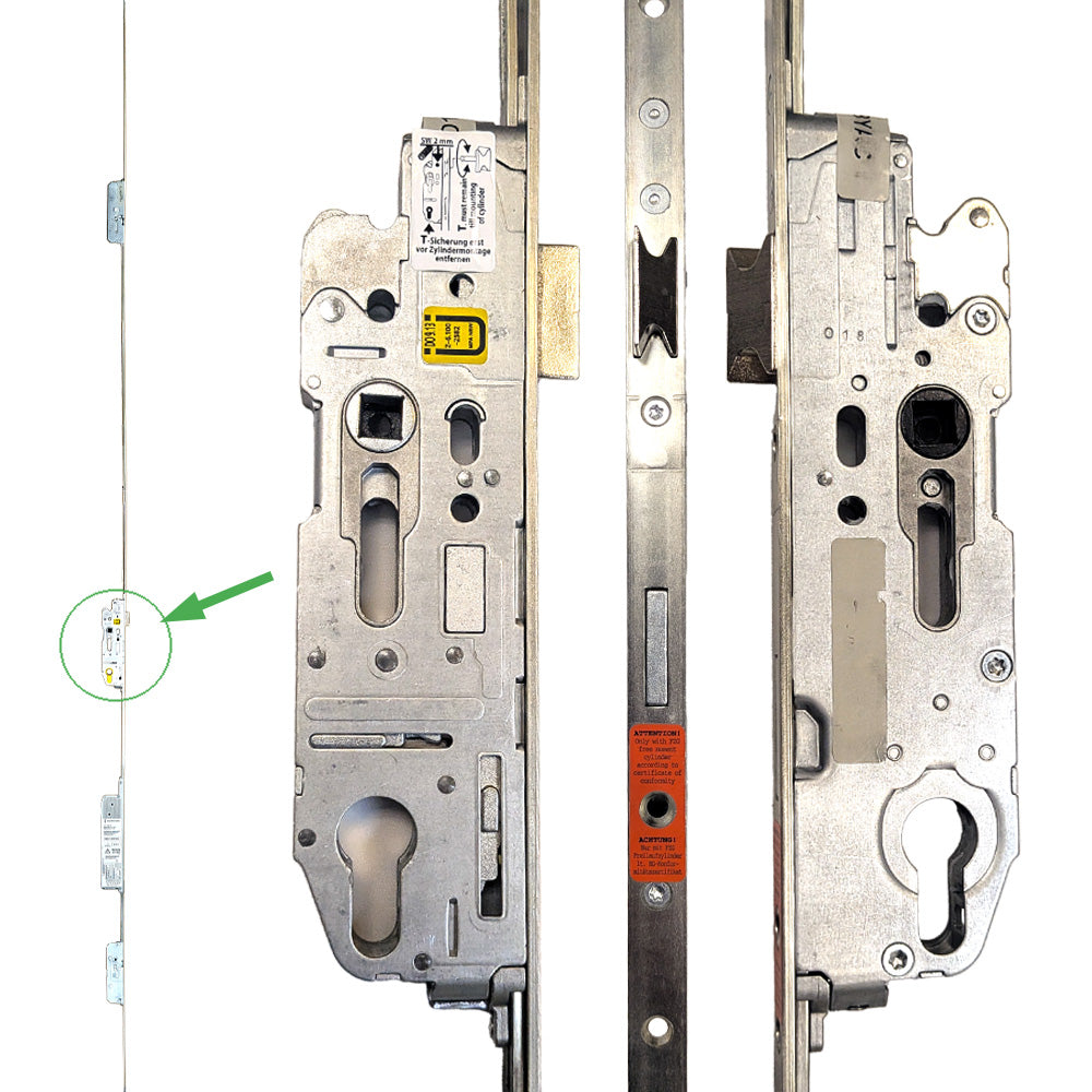 16mm Multitronic Keyless Electronic Multipoint Locking Swinghook System 35/92 LH - 16mm Multitronic Keyless Electronic Multipoint Locking Swinghook System 35/92 LH