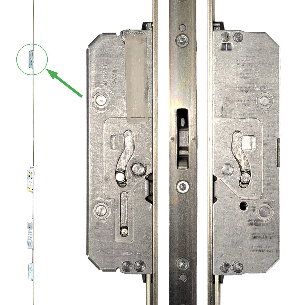 16mm Multitronic Keyless Electronic Multipoint Locking Swinghook System 35/92 LH - 16mm Multitronic Keyless Electronic Multipoint Locking Swinghook System 35/92 LH