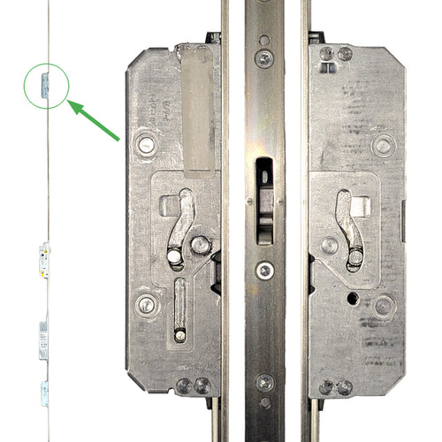 16mm Multitronic Keyless Electronic Multipoint Locking Swinghook System 35/92 LH - 16mm Multitronic Keyless Electronic Multipoint Locking Swinghook System 35/92 LH