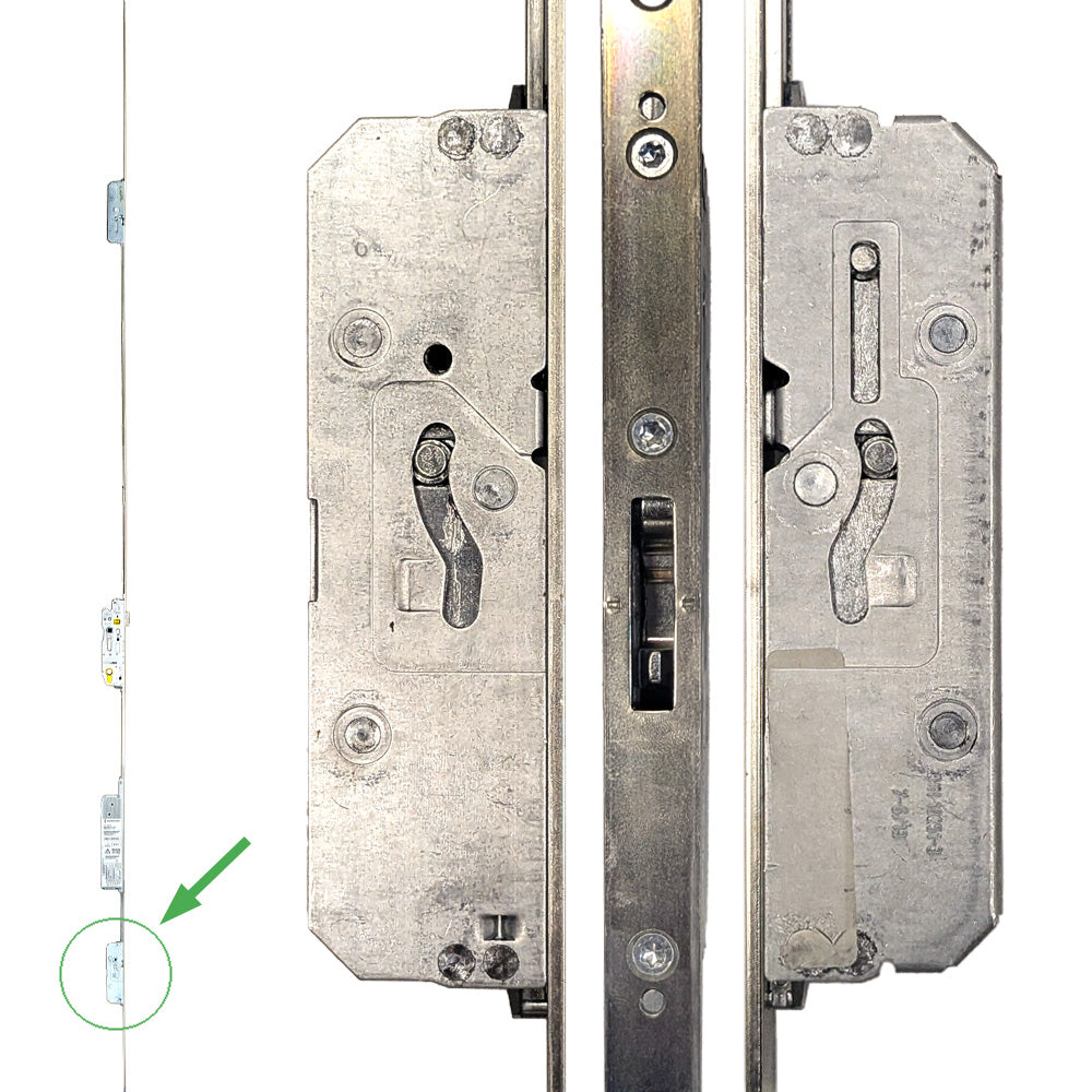 16mm Multitronic Keyless Electronic Multipoint Locking Swinghook System 35/92 LH - 16mm Multitronic Keyless Electronic Multipoint Locking Swinghook System 35/92 LH