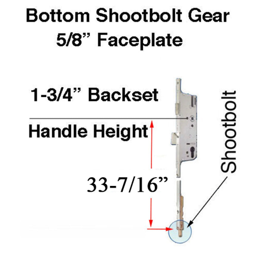 16mm Manual Gear 45/92 with Shootbolt, 33.5