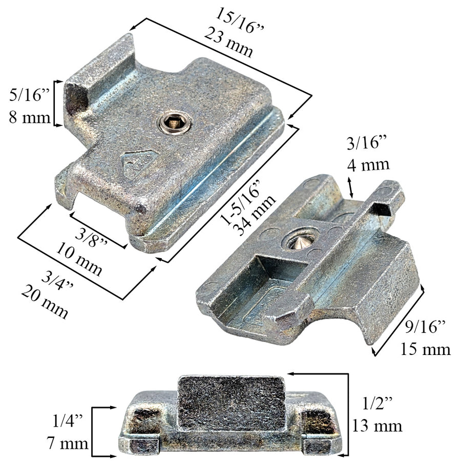 Security Metal Closure Side Hinge - Security Metal Closure Side Hinge