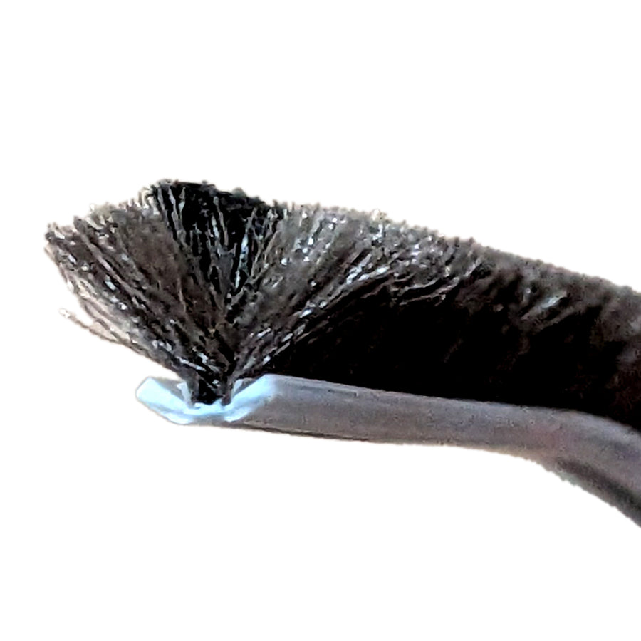 Weatherstrip - .187 T-Backing x .320 Fuzzy Pile, with Fin Seal - Choose Color - Weatherstrip - .187 T-Backing x .320 Fuzzy Pile, with Fin Seal - Choose Color