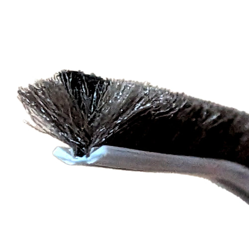 Weatherstrip - .187 T-Backing x .320 Fuzzy Pile, with Fin Seal - Choose Color - Weatherstrip - .187 T-Backing x .320 Fuzzy Pile, with Fin Seal - Choose Color