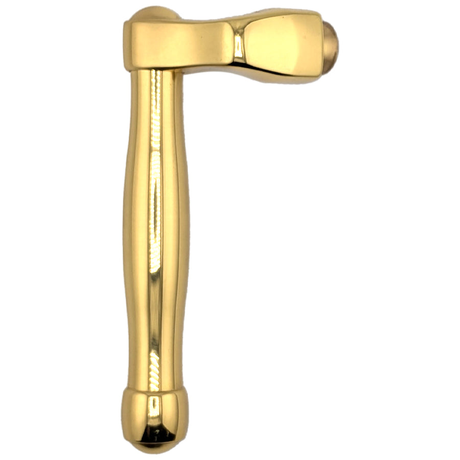 HOPPE/FUHR Traditional Style Sliding door LEVER, Left Hand - Polished Brass - HOPPE/FUHR Traditional Style Sliding door LEVER, Left Hand - Polished Brass