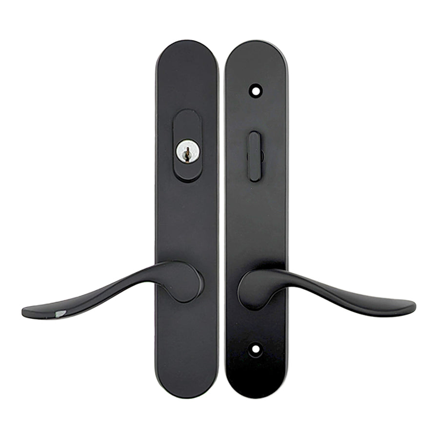 Marvin Active Keyed Multi-point Lock Trim for Hinged Door - Matte Black (Blemished) - Marvin Active Keyed Multi-point Lock Trim for Hinged Door - Matte Black (Blemished)