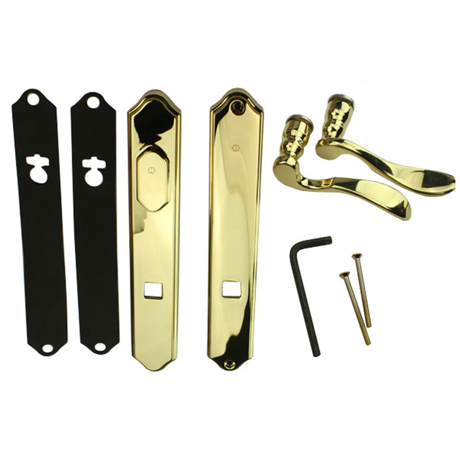 Hoppe HLS7 Handleset, Munchen, M112P/2172N, Dummy with Fixed Handles, Resista Brass - Blemished - Hoppe HLS7 Handleset, Munchen, M112P/2172N, Dummy with Fixed Handles, Resista Brass - Blemished