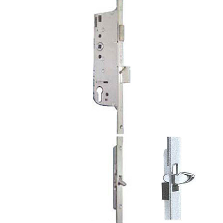 Hoppe HLS9000 Multipoint Lock Manual Tongue Gear 45mm Backset 92mm PZ 1 Inch Deadbolt Throw 36 Inch Handle Height - Hoppe HLS9000 Multipoint Lock Manual Tongue Gear 45mm Backset 92mm PZ 1 Inch Deadbolt Throw 36 Inch Handle Height