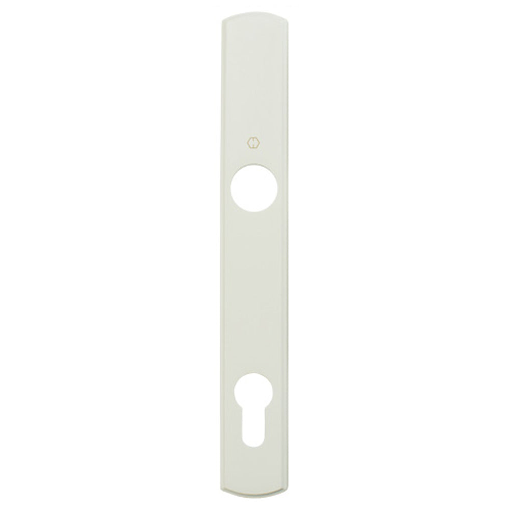 HOPPE Contemporary Exterior Backplate M216N for Active Handlesets - Pure White - HOPPE Contemporary Exterior Backplate M216N for Active Handlesets - Pure White