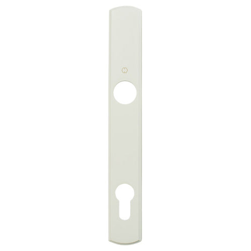 HOPPE Contemporary Exterior Backplate M216N for Active Handlesets - Pure White - HOPPE Contemporary Exterior Backplate M216N for Active Handlesets - Pure White