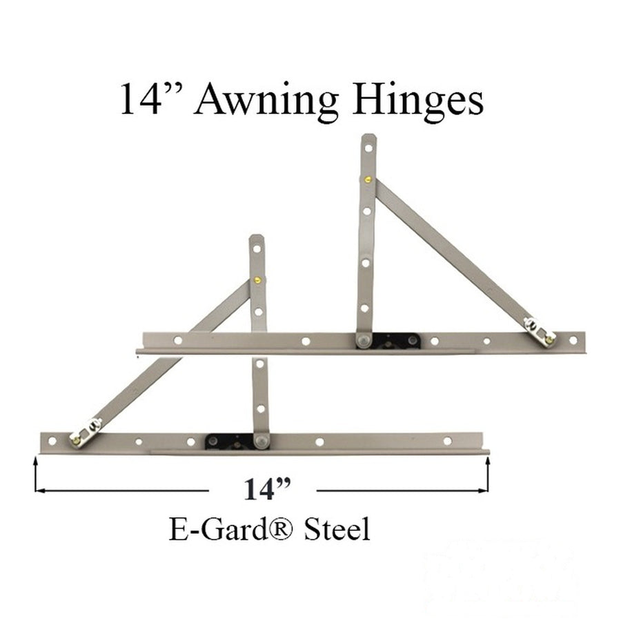 Truth 13.14 Awning Window Hinge and Track, Pairs 14