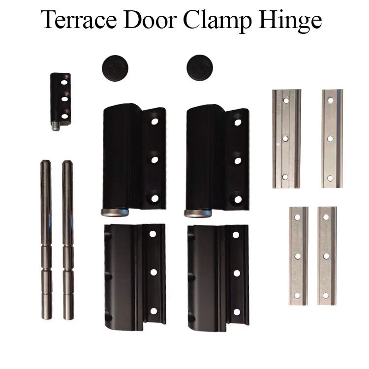 Terrace Door Clamp Hinge, 2 wings - Terrace Door Clamp Hinge, 2 wings