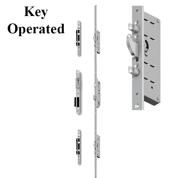 Hoppe Fuhr 24mm Key Operated Multipoint Lock - 1-3/4