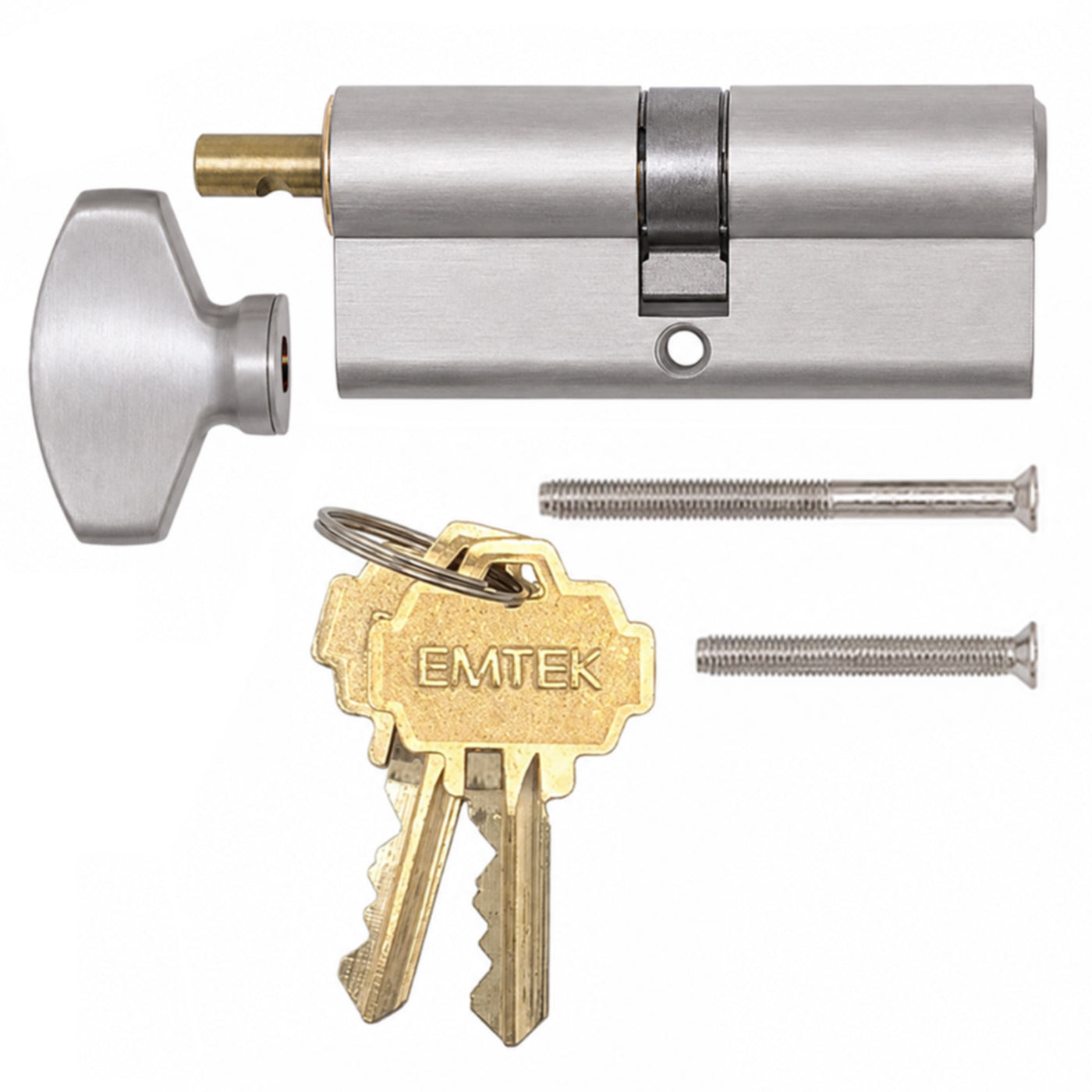 32 / 32 Euro Keyed Cylinder only for 1-3/4 Inch Thick Door  - Choose Color - 32 / 32 Euro Keyed Cylinder only for 1-3/4 Inch Thick Door  - Choose Color