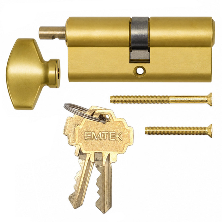 32 / 32 Euro Keyed Cylinder only for 1-3/4 Inch Thick Door  - Choose Color - 32 / 32 Euro Keyed Cylinder only for 1-3/4 Inch Thick Door  - Choose Color