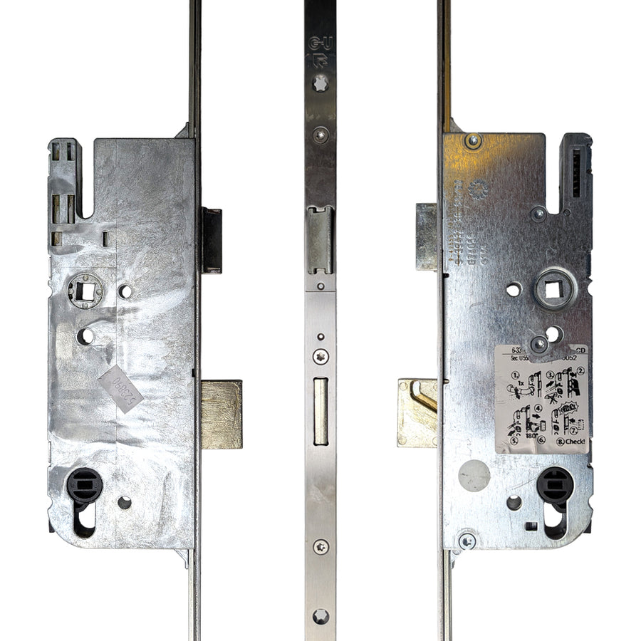 G-U Cremona Europa Active Multipoint Lock Gear, 55mm Backset, Stainless Steel - G-U Cremona Europa Active Multipoint Lock Gear, 55mm Backset, Stainless Steel