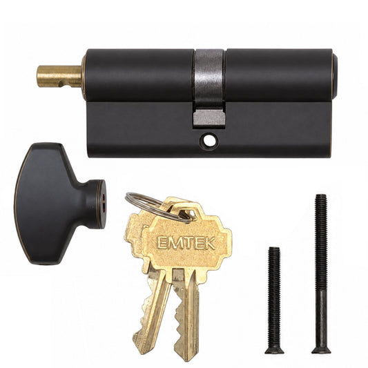 Active Keyed 45 / 45 Euro Cylinder Kit for 2-3/4" Thick Door