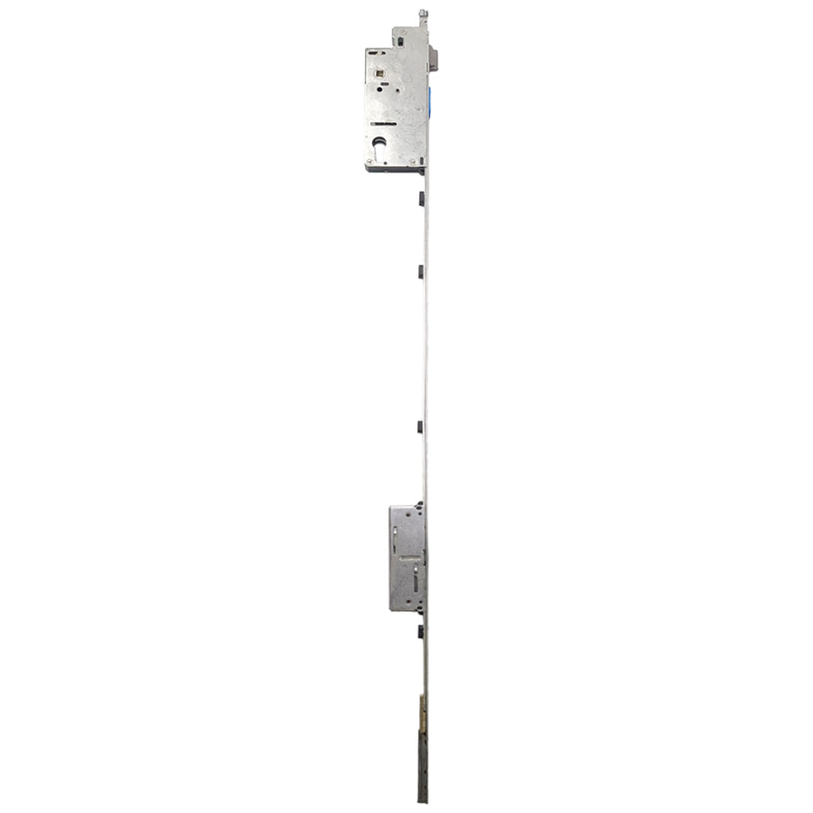 Hoppe 60/92 16mm Faceplate Manual Gear with Lower Roundbolt and Shootbolt, 1 inch Deadbolt - Hoppe 60/92 16mm Faceplate Manual Gear with Lower Roundbolt and Shootbolt, 1 inch Deadbolt
