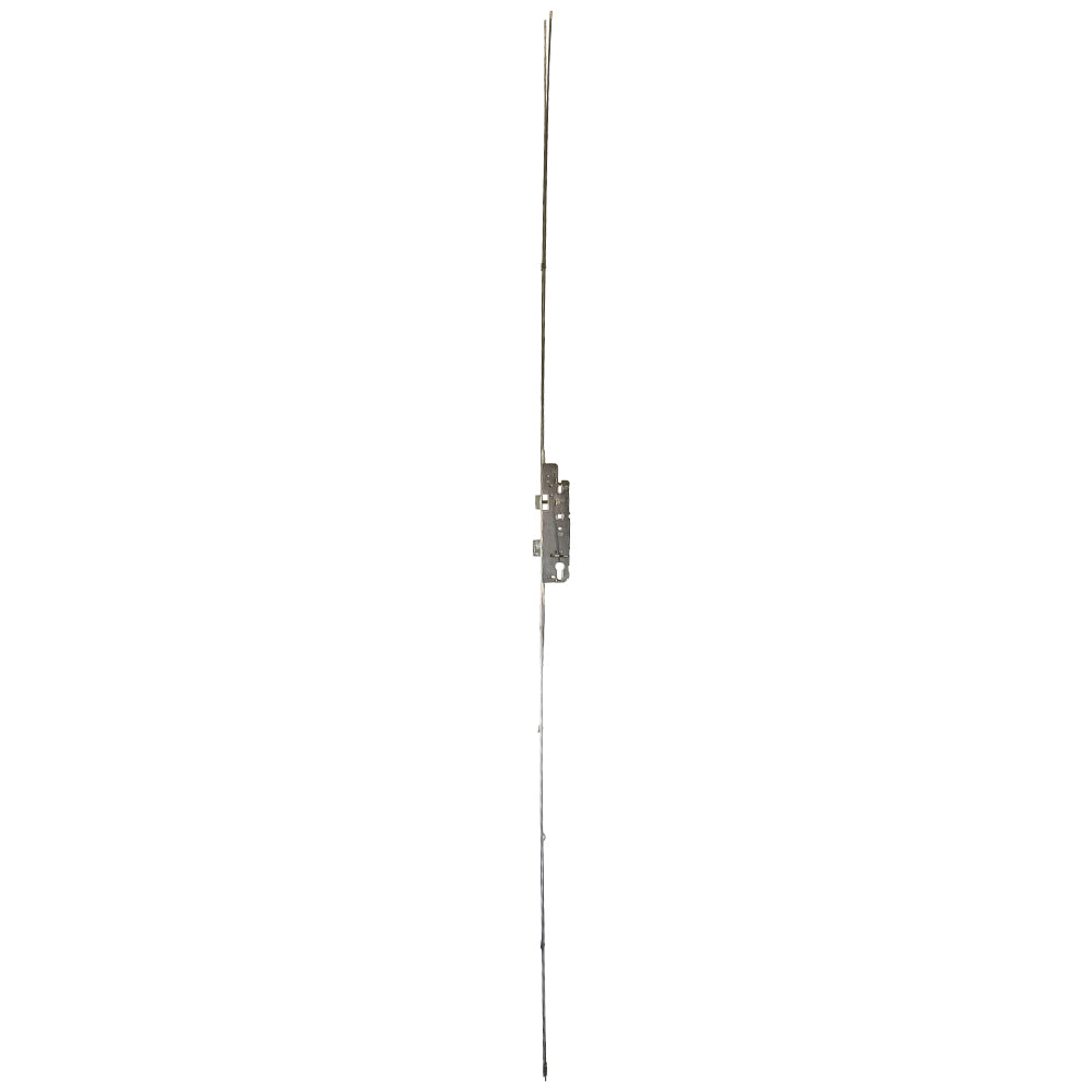 AGB Unitop 16mm Multipoint Lock 35/92 Active Assembly with Shootbolts, 41-5/16 inch handle height - Silver - AGB Unitop 16mm Multipoint Lock 35/92 Active Assembly with Shootbolts, 41-5/16 inch handle height - Silver