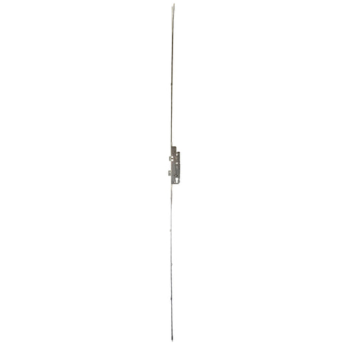 AGB Unitop 16mm Multipoint Lock 35/92 Active Assembly with Shootbolts, 41-5/16 inch handle height - Silver - AGB Unitop 16mm Multipoint Lock 35/92 Active Assembly with Shootbolts, 41-5/16 inch handle height - Silver