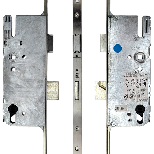 G-U Cremona 60/92 Active Shootbolt 3-Point Lock - Stainless Steel - G-U Cremona 60/92 Active Shootbolt 3-Point Lock - Stainless Steel
