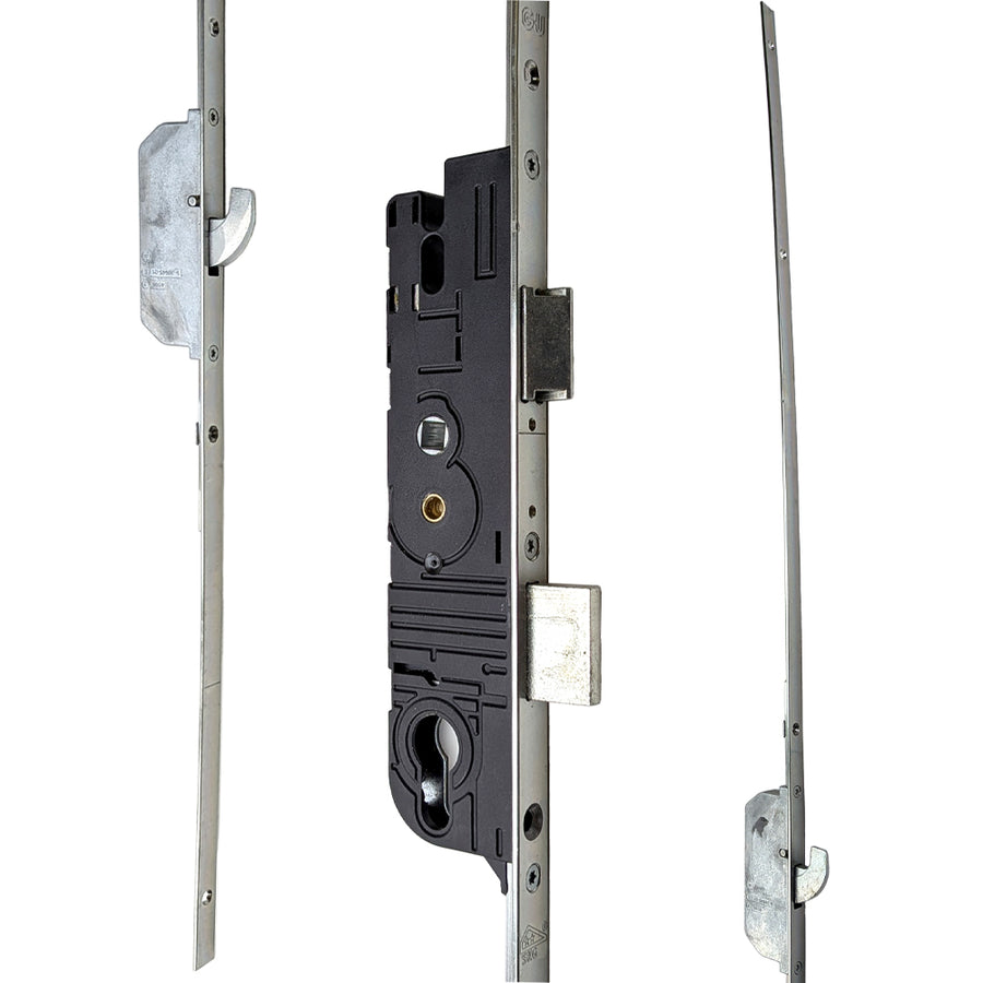 G-U Rhino 30/92 European 3-Point Hook Bolt (5-Point Shootbolt Extensible) - Silver Ferguard - G-U Rhino 30/92 European 3-Point Hook Bolt (5-Point Shootbolt Extensible) - Silver Ferguard