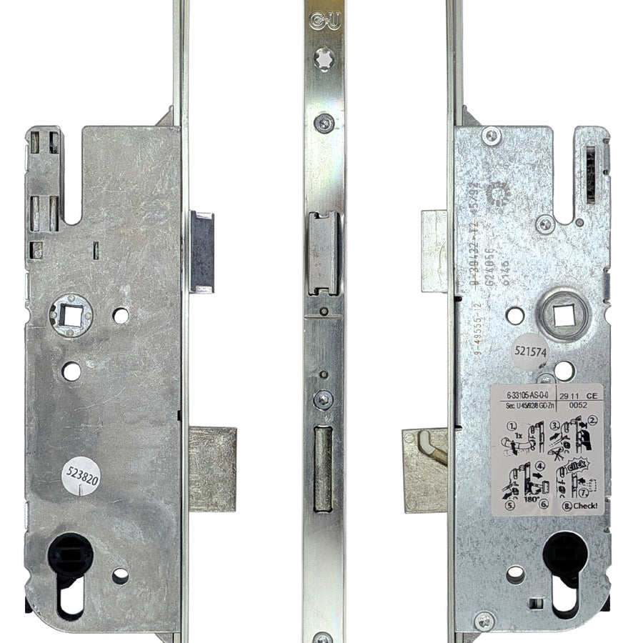 G-U Atrium 45/92 Tongue Version Multipoint Lock Replacement Kit for Old Style G-U Tripact Lock - G-U Atrium 45/92 Tongue Version Multipoint Lock Replacement Kit for Old Style G-U Tripact Lock