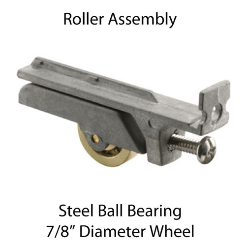 Roller Assembly - Sliding Patio Door, Steel Ball Bearing, 5/8
