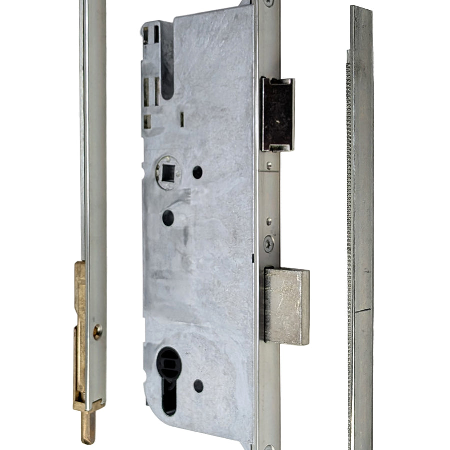 G-U Cremona Europa Active Multipoint Lock Gear, 55mm Backset, Silver Ferguard - G-U Cremona Europa Active Multipoint Lock Gear, 55mm Backset, Silver Ferguard