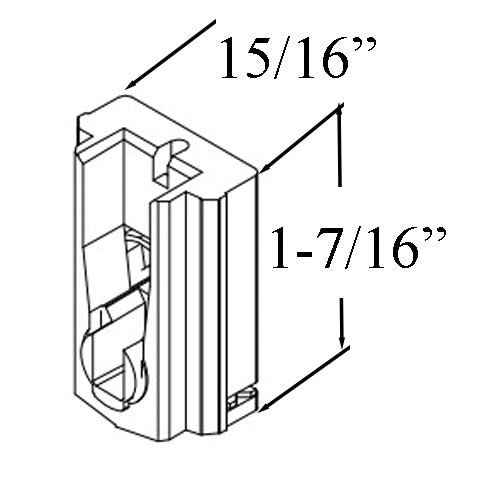 Marvin Pre 2006 Old Style Double Hung Clutch Pivot Lock Balance Shoe - Marvin Pre 2006 Old Style Double Hung Clutch Pivot Lock Balance Shoe