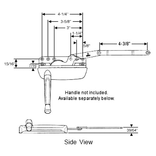 Truth Maxim Dyad Operator - Left Hand - Stainless Steel - Truth Maxim Dyad Operator - Left Hand - Stainless Steel