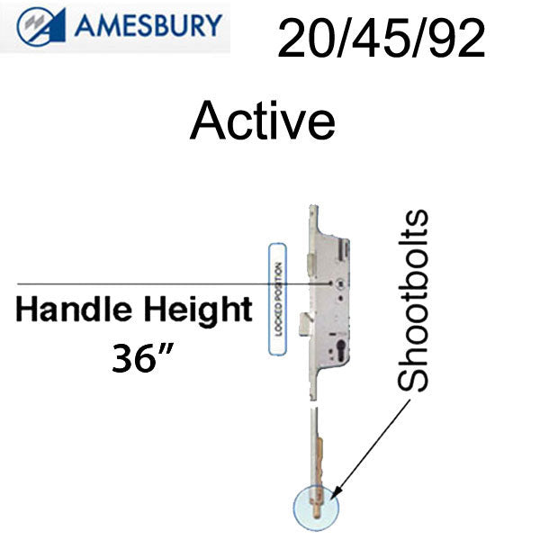 20mm P2000 Active Lower 45/92 Shootbolt Assembly, 36 HH - 20mm P2000 Active Lower 45/92 Shootbolt Assembly, 36 HH