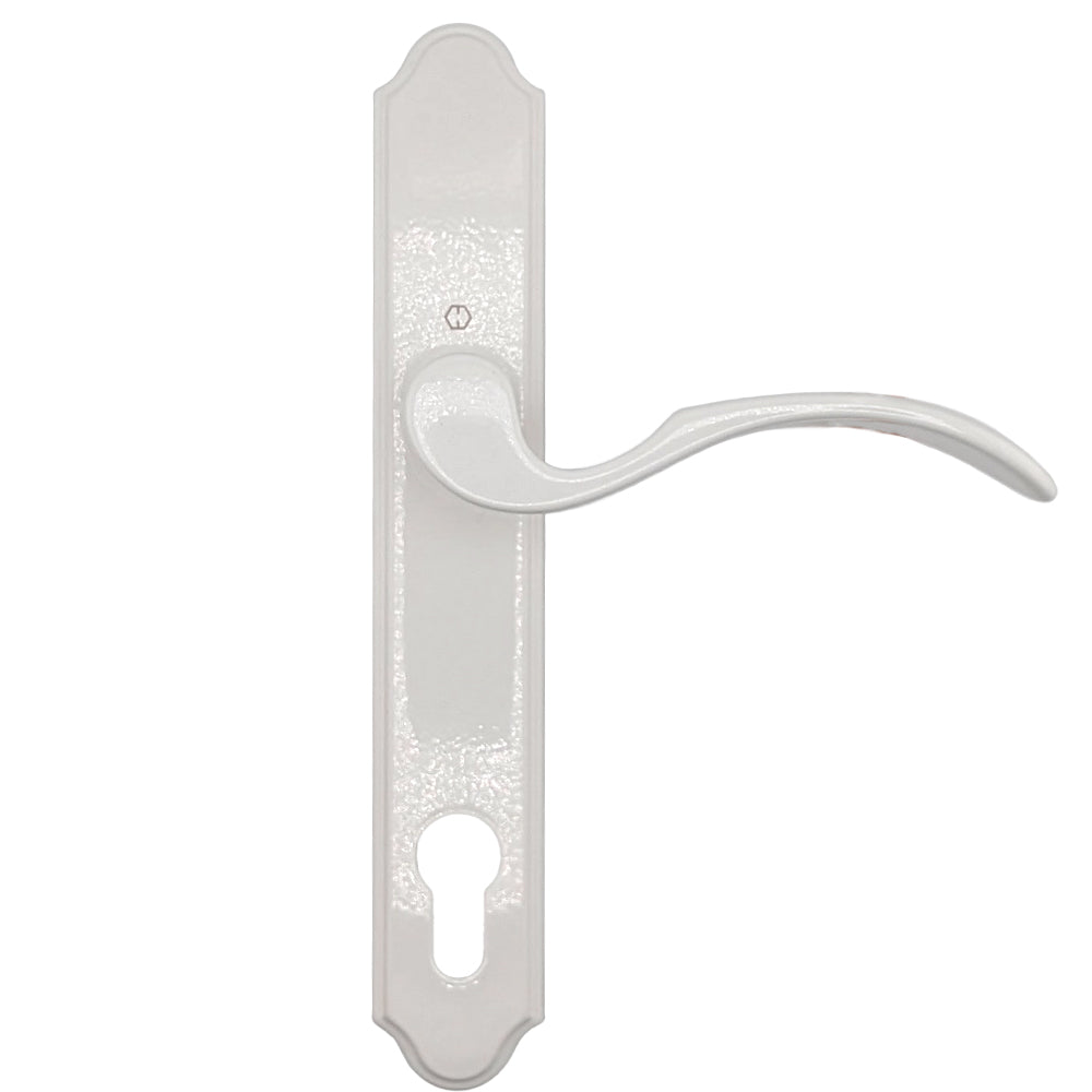 Hoppe M112PL/374N Munchen Traditional (Trim Only; No Cylinder) - White - Hoppe M112PL/374N Munchen Traditional (Trim Only; No Cylinder) - White