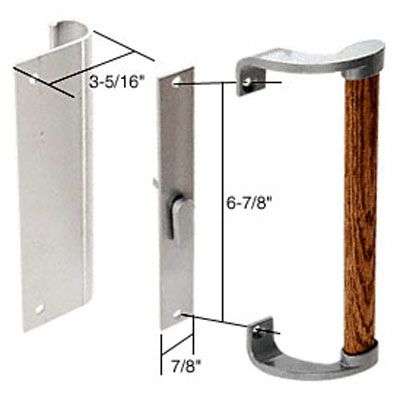 Handle Set for Sliding Patio Doors Extruded Inside and Outside Pull Handle - Handle Set for Sliding Patio Doors Extruded Inside and Outside Pull Handle