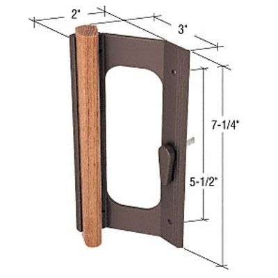 Handle set  5-1/2 - Bronze - Handle set  5-1/2 - Bronze