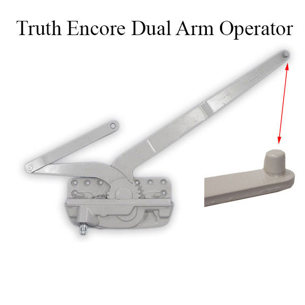 Truth 50.10 Encore Dual Arm Casement Operator with Stud, Right Hand - Truth 50.10 Encore Dual Arm Casement Operator with Stud, Right Hand