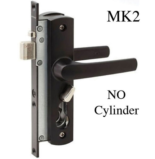 Whitco Tasman MK2 Mortise Lock and Handles No Cylinder - Whitco Tasman MK2 Mortise Lock and Handles No Cylinder