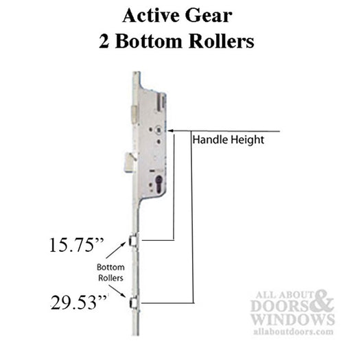 Active 16mm Bottom Gear, 4 Roller, 45/92, 1/2