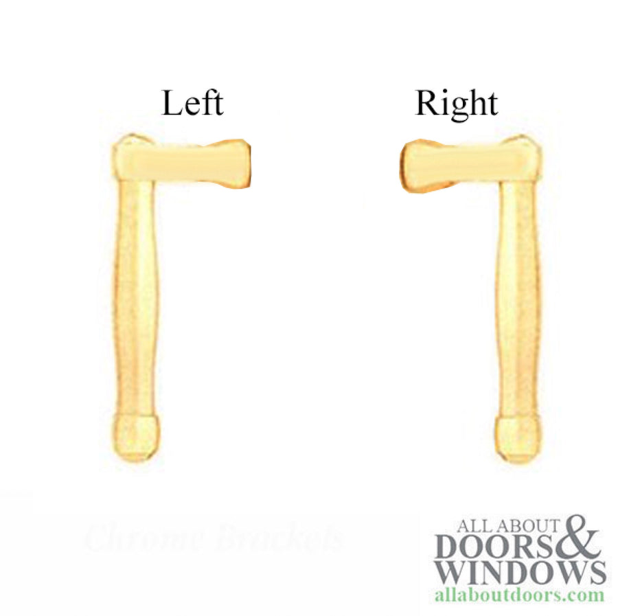 FUHR Sliding door Handle Left Hand  Polished Brass - FUHR Sliding door Handle Left Hand  Polished Brass