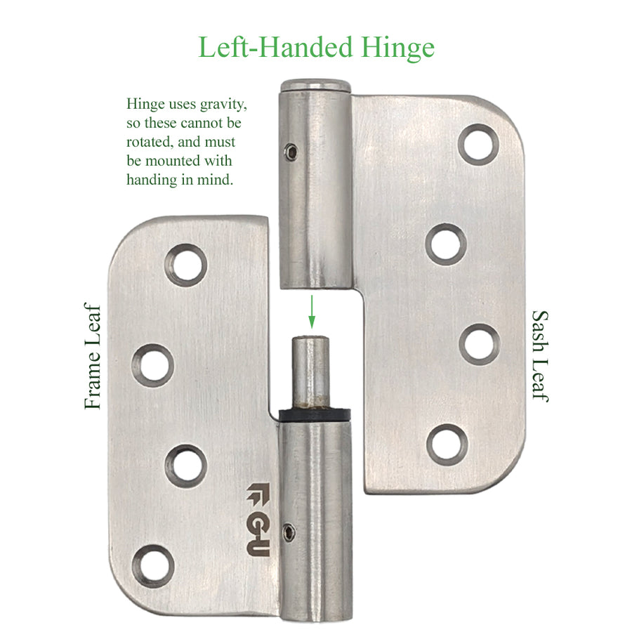 Ferco Three-Way Adjustable Hinges (Box of 3 Hinges) - Choose Options - Ferco Three-Way Adjustable Hinges (Box of 3 Hinges) - Choose Options