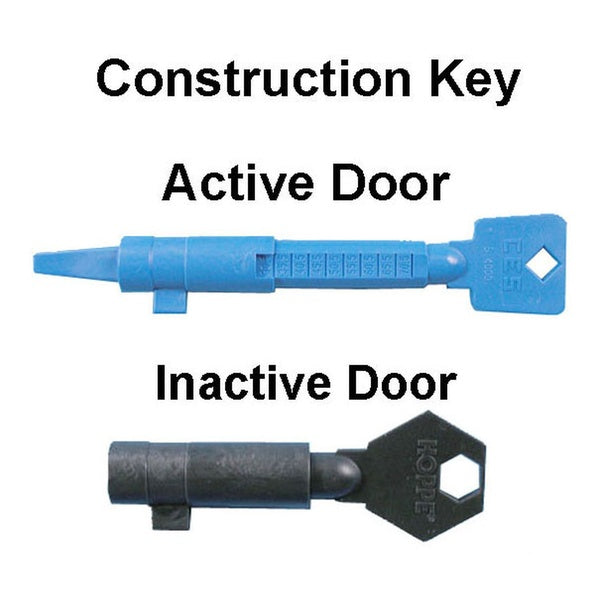 Roto Construction Key Active Door Measure Tool Blue - Roto Construction Key Active Door Measure Tool Blue