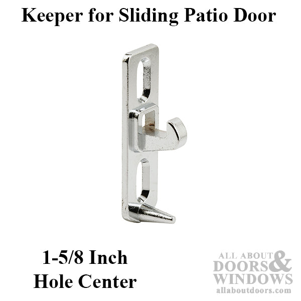 Diecast Strike/Keeper for Sliding Glass Door Face Mounted - Diecast Strike/Keeper for Sliding Glass Door Face Mounted