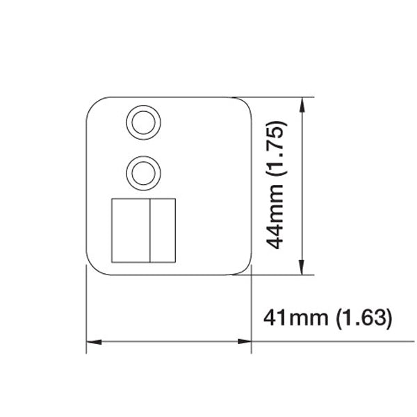 Strike Plate, PS0021L, Shootbolt.1.63 x 1.75 - Oil Rubbed Brass - Strike Plate, PS0021L, Shootbolt.1.63 x 1.75 - Oil Rubbed Brass