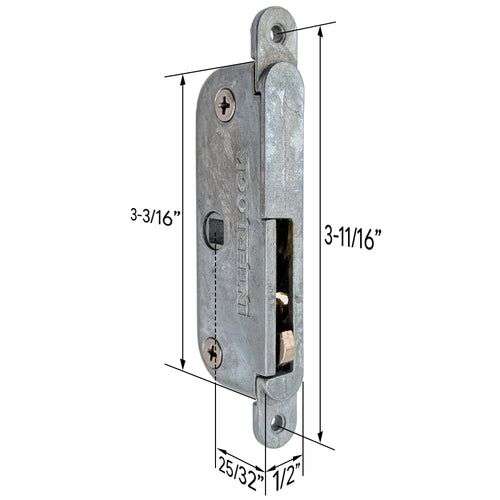 Mortise Lock, 1-Point, Milgard Patio Door - Mortise Lock, 1-Point, Milgard Patio Door