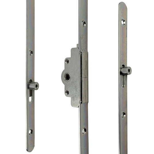 3 roller Sidelight Hardware, 25mm Operable, Silver Ferguard