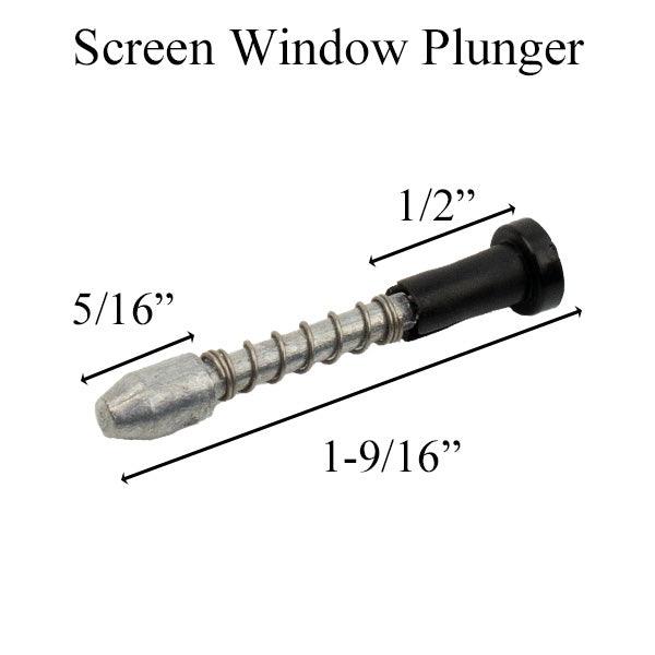 Screen Window Plunger, Nylon, 1-9/16